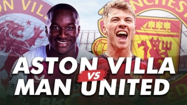 Link Live Streaming Aston Villa vs Manchester United di Liga Inggris, Segera Berlangsung