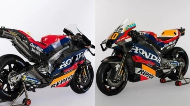 Penampakan Livery Repsol Honda di MotoGP 2024 - Warna Korporat Menonjol usai Ditinggal Marc Marquez