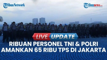 VIDEO Momen Kapolda Metro Jaya Lepas Ribuan Personel, Amankan Ribuan TPS di Jakarta dan Sekitarnya