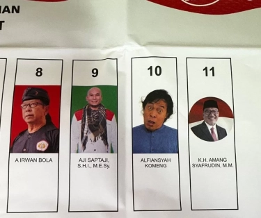 Komeng Ungkap Alasan Pasang Foto Lucu di Kertas Suara DPD RI Dapil Jawa Barat, Orang KPU-nya Ketawa Ngakak