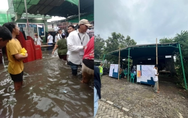 Momen Lucu Nyoblos ala Netizen di Medsos, Pamer TPS Unik Versus Seadanya