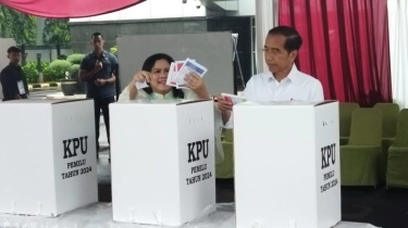 Kontras dengan Jokowi, Iriana Pakai Tunik Hijau saat Nyoblos di TPS: Ini Makna dan Artinya