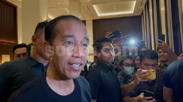 Usai Mencoblos di TPS Gambir, Jokowi Bicara Soal Menko Polhukam Pengganti Mahfud MD