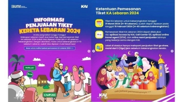 Mulai Besok, Tiket Kereta Api untuk Mudik Lebaran 2024 Sudah Bisa Dipesan