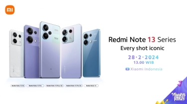 Xiaomi Rilis Redmi Note 13 ke Indonesia Akhir Februari, Langsung 5 HP!