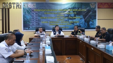 Kemenhub Perkuat Kerjasama dengan Bea dan Cukai Sumatera Bagian Timur untuk Optimalisasi Layanan Pengoperasian VTS
