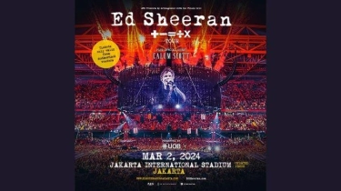 Lokasi Konser Ed Sheeran, Mathematics Tour 2024 di Jakarta Pindah ke Jakarta International Stadium