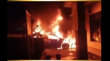 Belum juga Jadi Anggota Dewan, Mobil Milik Caleg DPR RI Jabar Dibakar