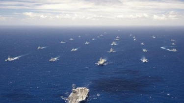 AS Tumpuk Kapal Induk di Laut China Selatan, Endus Manuver Beijing Jelang Pelantikan Presiden Taiwan