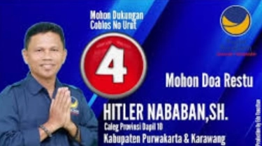 Ada Hitler Nyaleg di Karawang, Bersaing dengan Ambu Anne Demi Kursi DPRD Jabar