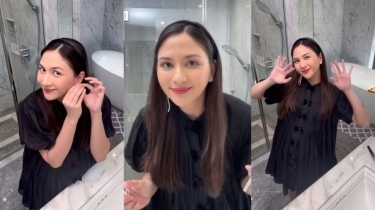 Momen Jessica Mila Makeup di Toilet Sambil Joget, Netizen Nobatkan Jadi Bumil Tercantik!