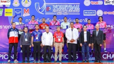 Bawa Nakhon Ratchasima Juara Liga Voli Thailand, Farhan Halim Sabet Gelar Best Server