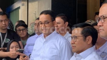 Ekspresi Anies Koreksi Minta Cak Imin Ulang Bilang 'Kami di Jalan Perubahan'