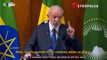 Israel Marah kepada Presiden Brasil, Gara-gara Sebut Kekejaman Genosida Israel di Gaza Mirip Hitler