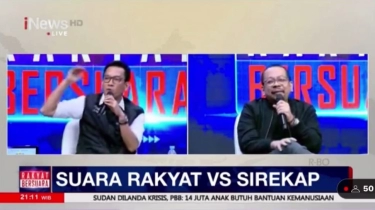 Debat Sengit Refly Harun vs M Qodari: Jangan Pengecut!