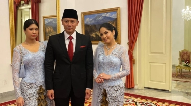 Jauh dari Annisa Pohan, Penampakan Ibas saat AHY Dilantik Jokowi di Istana