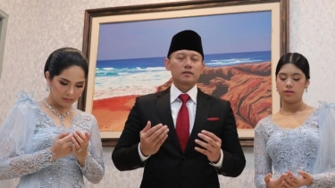 Potret Cantik Anissa Pohan dan Putrinya Kompak Berkebaya Dampingi AHY Dilantik Jadi Menteri
