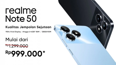 Realme Note 50 Resmi Masuk Indonesia, HP Murah Harga Sejutaan