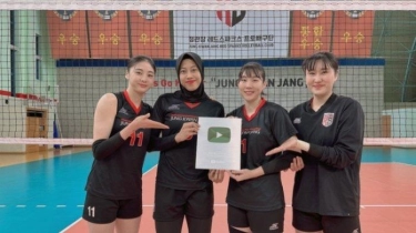 Megawati Efek, Red Sparks jadi Tim Pertama Liga Voli Korea yang Raih Silver Button YouTube