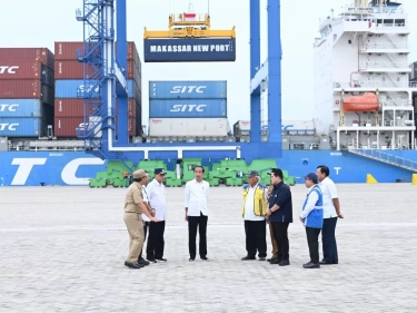 Diresmikan Presiden Jokowi, Makassar New Port Jadi Hub Logistik Terbesar di Indonesia Timur