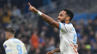 Bawa Marseille Kalahkan Shakhtar Donetsk, Pierre-Emerick Aubameyang Catat Rekor Jadi Raja Gol Liga Europa