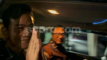 Datang Bilang Nanti, Gibran Cuma Dadah-dadah dari Dalam Mobil saat Tinggalkan Rumah Prabowo