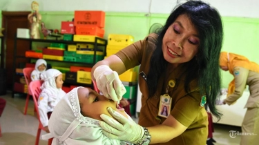 44,7 Persen Anak Telah Imunisasi SUB PIN Polio Putaran Dua