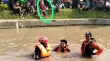 Warga Sudah Panik, Bocah di Brebes yang Dikira Tenggelam Malah Nonton Tim SAR Nyari di Sungai