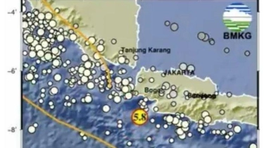 Gempa M 5.7 Kemarin Malam Berpusat di Banten dan Terasa hingga Jakarta