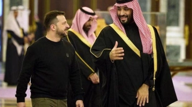 Presiden Zelensky Temui Putra Mahkota Arab Saudi Minta Rusia Tinggalkan Ukraina