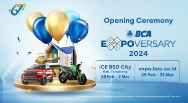 BCA Expoversary Kembali Digelar, BCA Tawarkan Bunga KPR 2,6 Persen hingga DP Kredit Kendaraan 0 Persen