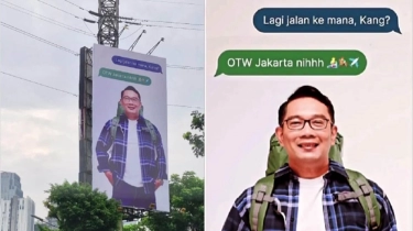 Ahmad Sahroni Kena Prank, Ridwan Kamil Akhirnya Ungkap Maksud Baliho 'OTW Jakarta'