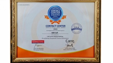 bank bjb Raih Penghargaan Contact Center Service Excellence Award 2024