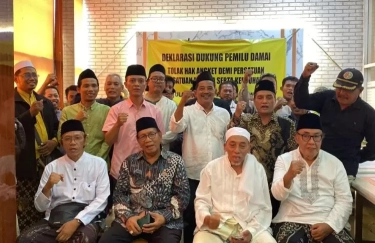 Heboh! Ramai-Ramai Ulama dan Kiai Kampung Deklarasi Tolak Hak Angket DPR untuk Pemilu 2024