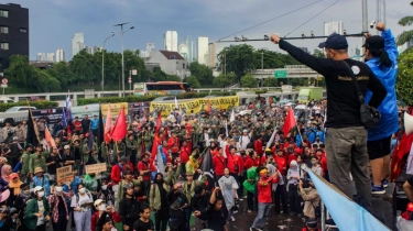 2.590 Personel Gabungan Bakal Kawal Demo Besar di DPR, Massa Tolak Pilpres Curang hingga Tuntut Jokowi Turun