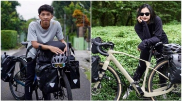 Kisah Rafli dan Zahra Wujudkan Mimpi Gowes Sepeda ke Mekkah Tempuh Jarak 14.000 Kilometer