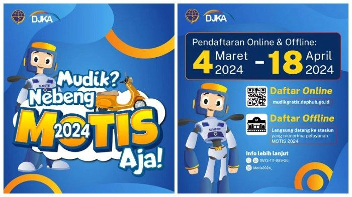 Cara Daftar Mudik Motis 2024 Via Kereta Api Cek Syarat Dan Rute