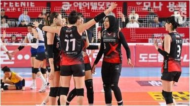 Klasemen Terbaru Liga Voli Putri Korea - Red Sparks Susul Pink Spiders ke Play-off, Megawati Menyala