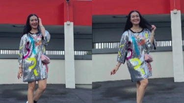Definisi Dangdut Banget, Outfit Iis Dahlia Nonton Konser Taylor Swift di Singapura Bareng Anak Curi Perhatian