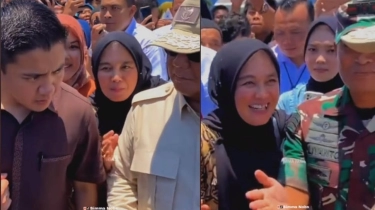 Prabowo Cemburu, Emak-emak Tanya Mayor Teddy Terus : Aku Dulu Ganteng Juga