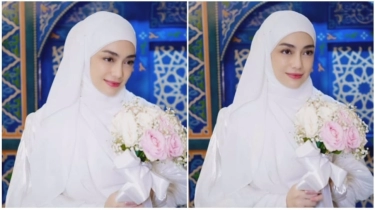 Kenakan Hijab, Celine Evangelista Tanya Ciri Imam yang Baik untuk Dijadikan Suami