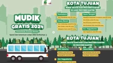 Cara Daftar Mudik Gratis Lebaran Pemprov Banten 2024, Cek Syarat dan Kuota Kota Tujuan