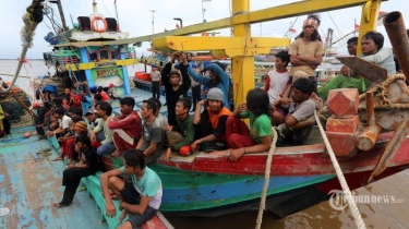 Lakukan Ilegal Fishing, Baharkam Polri Tangkap Kapal Berbendera Malaysia di Selat Malaka Kepri