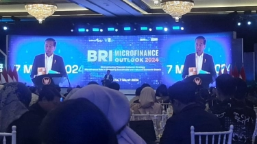 Presiden Jokowi Memuji Peran BRI Berdayakan UMKM dalam BRI Microfinance Outlook 2024