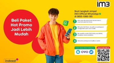 Cara Mudah Beli Paket Internet Indosat Lewat IM3 Official WhatsApp