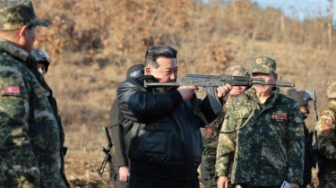 Kim Jong Un Awasi Unit Tembak, Minta Tentara Korea Utara Giat Latihan Perang