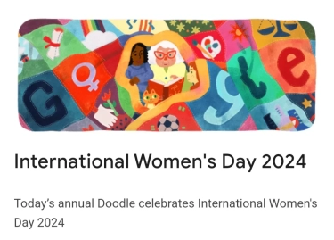 Buka Google Sekarang, Ada Doodle Bertema Hari Perempuan Internasional