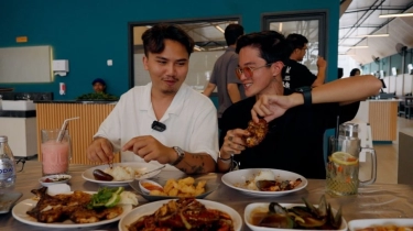 Duo Kreator TikTok, Aidan Mirza dan Ivan Laf Berkolaborasi Buka Seafood Bakaran: Harga Kaki Lima!