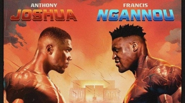 Duel Tinju Anthony Joshua vs Francis Ngannou Dimulai Jam 06.00 WIB, Kiper MU Jagokan sang Predator