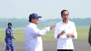 Menhan Prabowo Dampingi Presiden Jokowi Ke Lanud Iswahjudi Cek F-16 TNI AU yang Sudah Ditingkatkan
